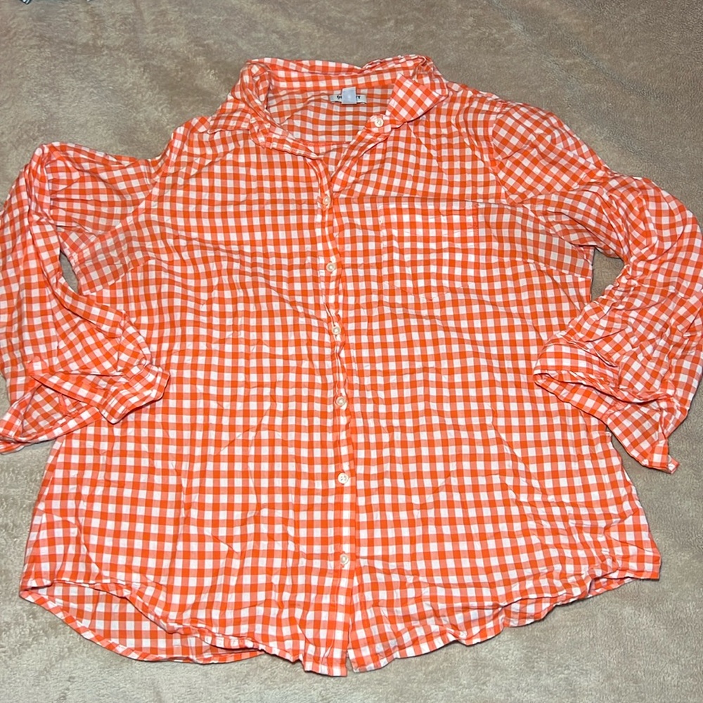 Gently Worn Old Navy Plaid Shirt Size XL